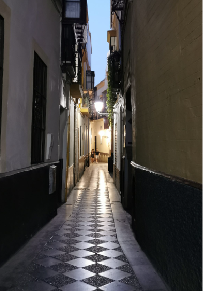 Anochece en Santa Cruz